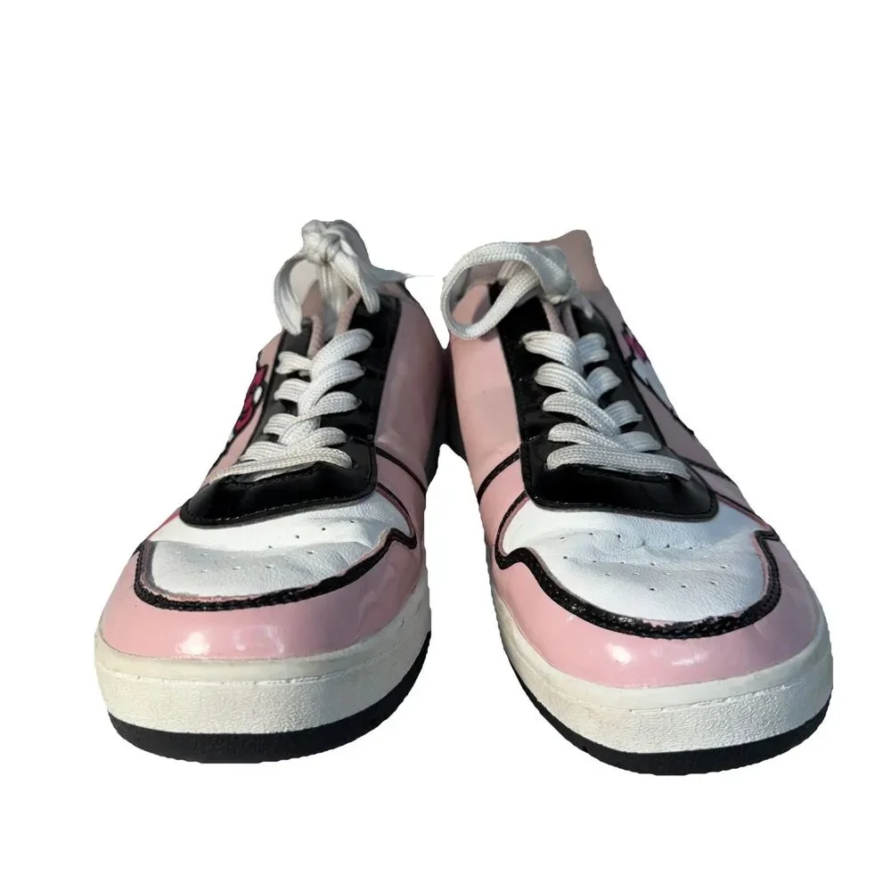 Hello Kitty Shoes Women's Size 10 Limited Edition Court Sneakers‎ Sanio- Pinkie